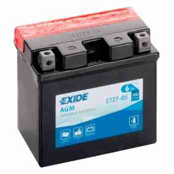 Акумулятор  EXIDE AGM (ETZ7-BS) 6Ah-12v, R, EN100
