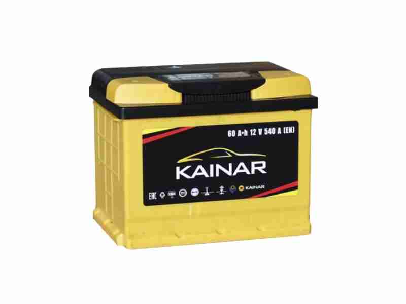 Аккумулятор KAINAR Standart+ 60Ah-12v, R, EN550