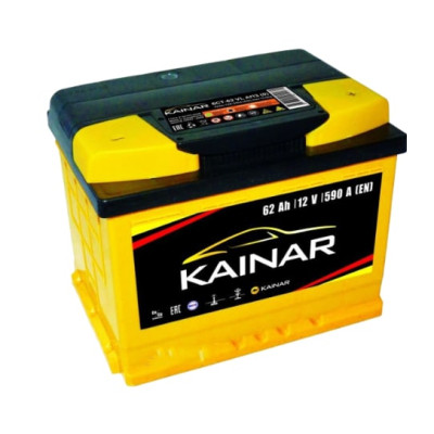Аккумулятор KAINAR Standart+ 62Ah-12v, L, EN590