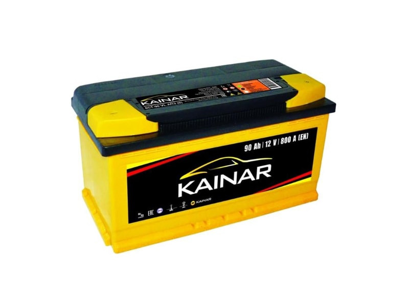 Акумулятор  KAINAR Standart+ 90Ah-12v,  R, EN800