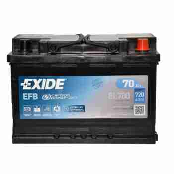 Акумулятор  EXIDE EFB 70Ah-12v, R, EN760