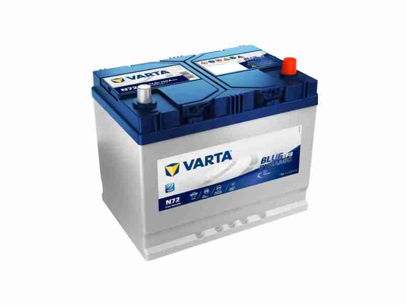 Акумулятор  Varta BD EFB 72Ah-12v, R, EN760