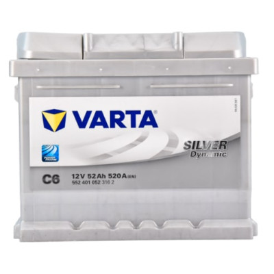 Аккумулятор Varta SD (C6) 52Ah-12v, R, EN520