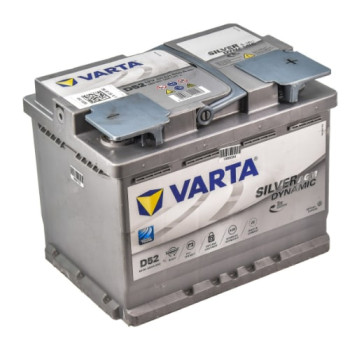 Аккумулятор Varta Silver Dynamic AGM (D52) 60Ah-12v, R, EN680