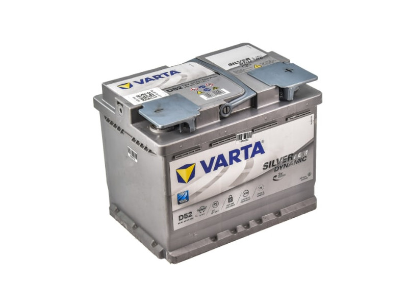 Аккумулятор Varta Silver Dynamic AGM (D52) 60Ah-12v, R, EN680