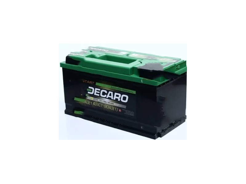 Акумулятор  DECARO START 90Ah-12v, L, EN700