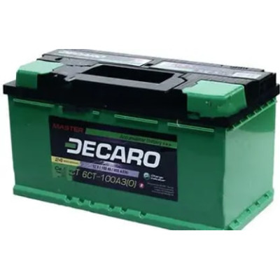 Аккумулятор DECARO PROFI 100Ah-12v, R, EN850