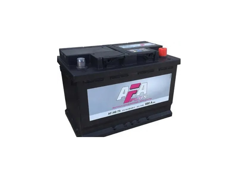 Аккумулятор AFA 74Ah-12v, R, EN680