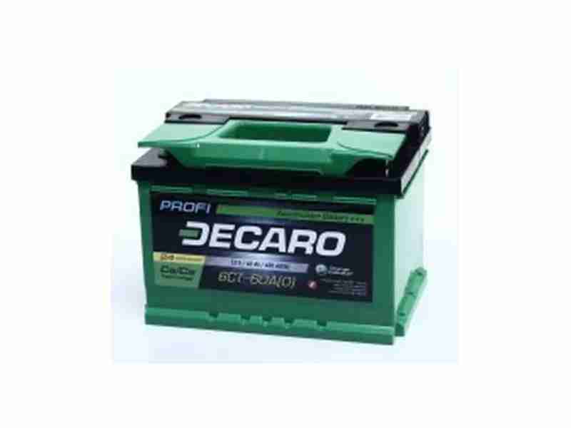 Акумулятор  DECARO START 60Ah-12v, R, EN480