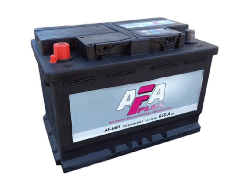 Аккумулятор AFA 70Ah-12v, L, EN640