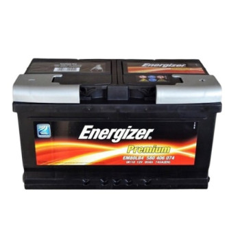 Акумулятор  ENERGIZER Premium 80Ah-12v, R, EN740