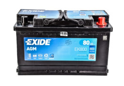 Акумулятор  EXIDE AGM  80Ah-12v, R, EN800