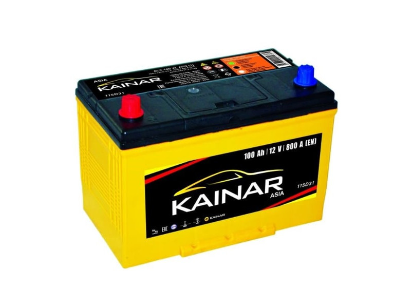 Акумулятор  KAINAR Asia 100Ah-12v, L, EN800