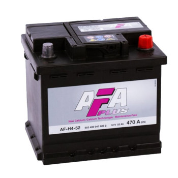 Акумулятор AFA 52Ah-12v, R, EN470