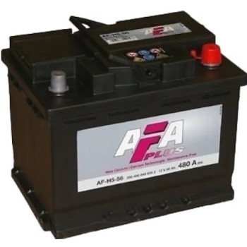 Аккумулятор AFA 56Ah-12v, R, EN480