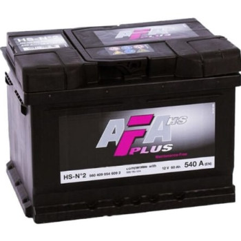 Аккумулятор AFA 60Ah-12v, R, EN540