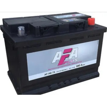 Аккумулятор AFA 74Ah-12v, R, EN680