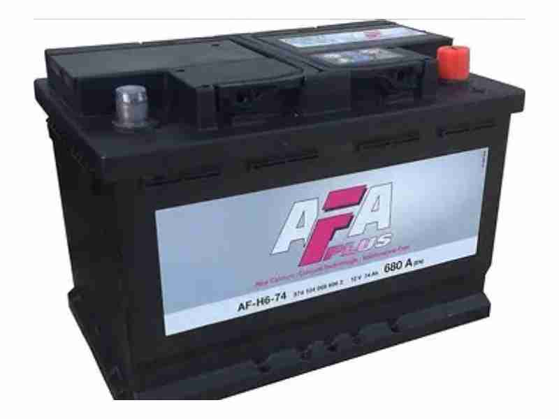 Аккумулятор AFA 74Ah-12v, R, EN680