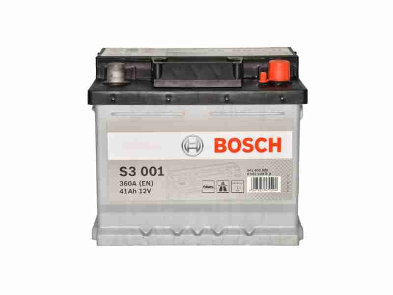 Акумулятор  BOSCH (S3001) 41Ah-12v, R, EN360