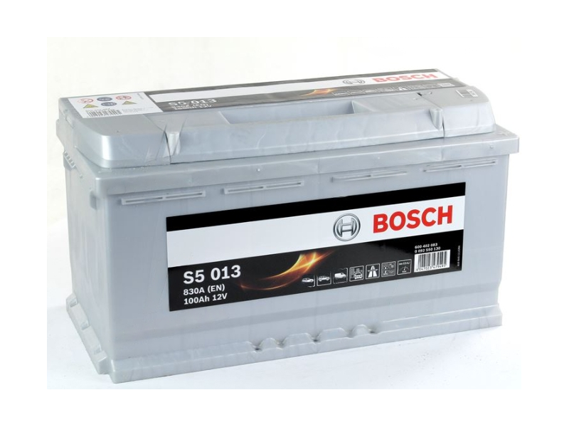 Акумулятор  BOSCH (S5013) 100Ah-12v, R, EN830