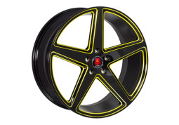 Диски JH XW034 BLACKGM W8.5 R20 PCD5x114.3 ET35 DIA73.1