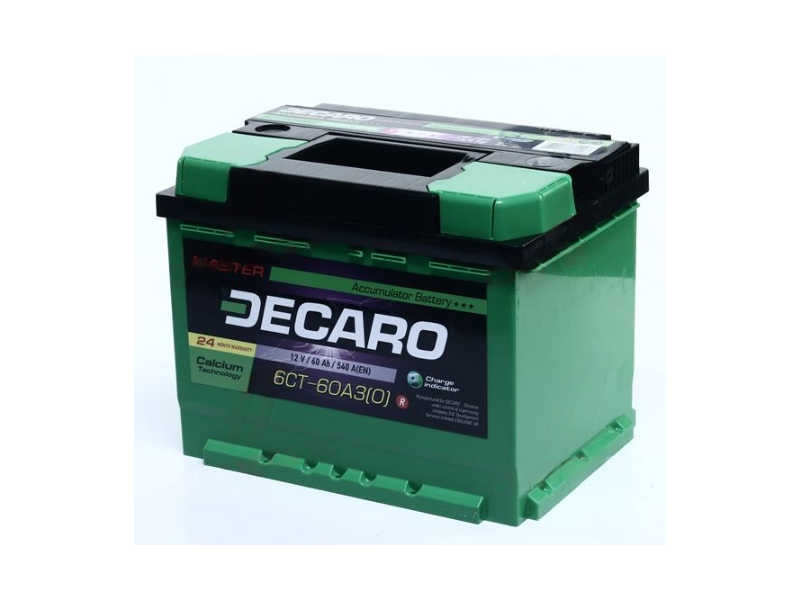 Аккумулятор DECARO MASTER 60Ah-12v, R, EN580