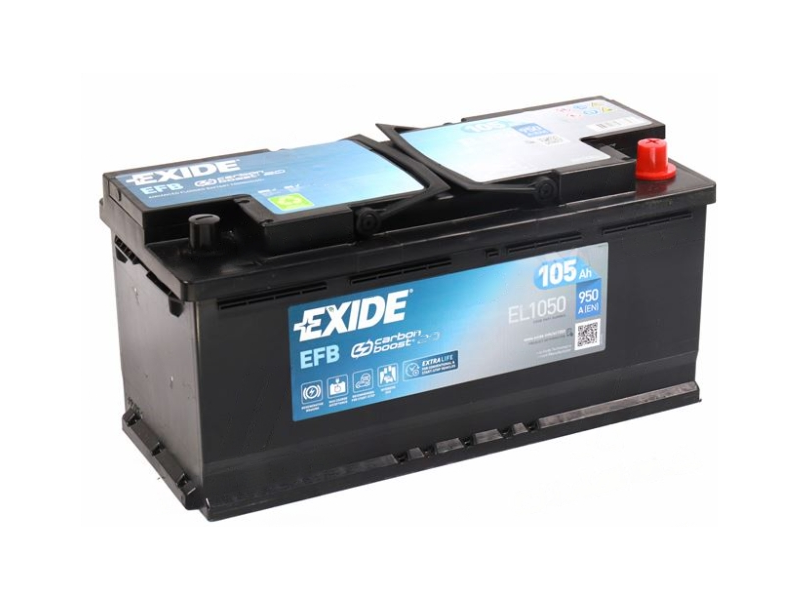 Акумулятор  EXIDE EFB 105Ah-12v, R, EN950