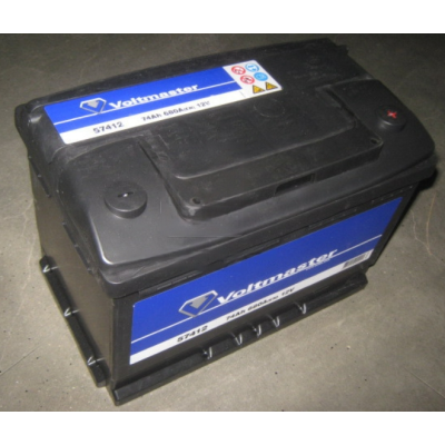 Аккумулятор VOLTMASTER 74Ah-12v, R, EN680