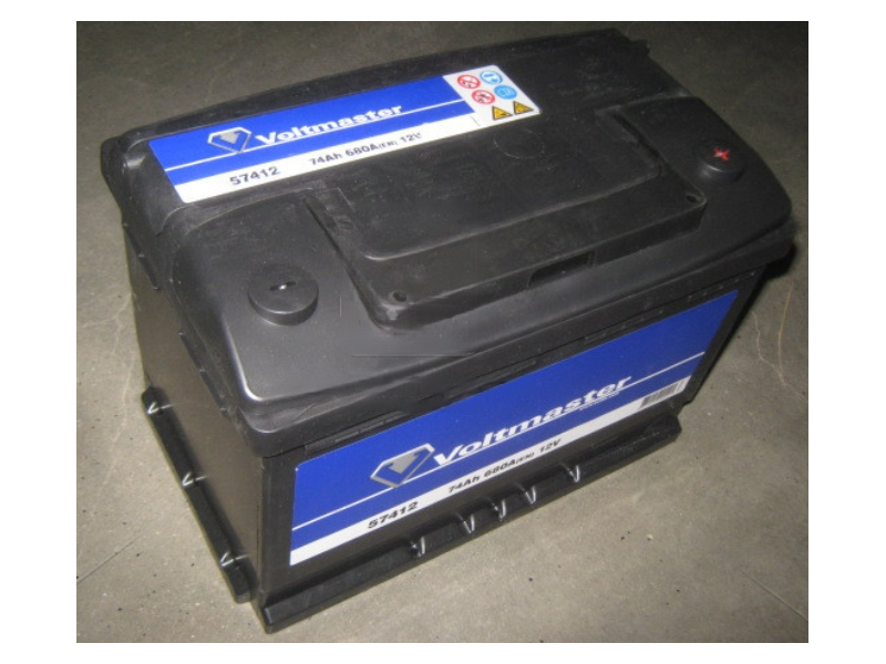 Аккумулятор VOLTMASTER 74Ah-12v, R, EN680