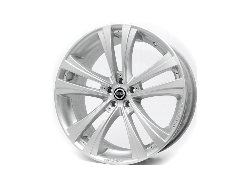 Диски Replica Nissan RS1 W9.5 R22 PCD5x114.3 ET20 DIA72.6 Silver