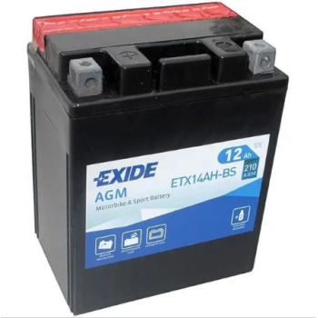 Аккумулятор EXIDE AGM (ETX14AH-BS) 12Ah-12v, L, EN210