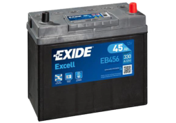 Акумулятор  EXIDE EXCELL (EB456) 45Ah-12v, R, EN300 Asia