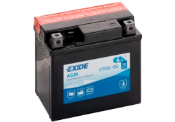 Акумулятор  EXIDE AGM (ETX5L-BS) 4Ah-12v, R, EN70