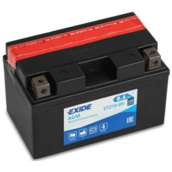 Акумулятор  EXIDE AGM (ETZ10-BS) 8,6Ah-12v, L, EN145