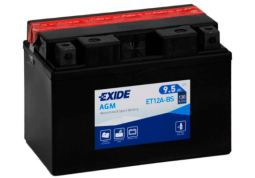 Аккумулятор EXIDE AGM (ET12A-BS) 9,5Ah-12v, L, EN130