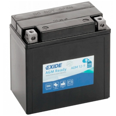 Аккумулятор EXIDE AGM (AGM12-9) 9Ah-12v, L, EN120