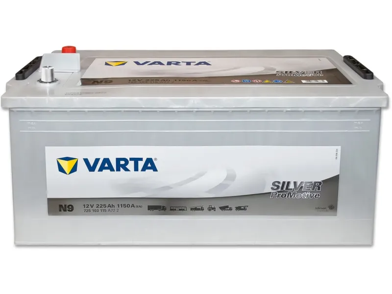 Акумулятор Varta PM Silver (N9) 225Ah-12v, EN1150, полярність зворотна (3)