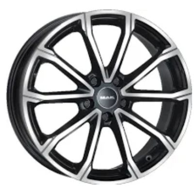 Диски Mak DaVinci Black Mirror W6.5 R16 PCD5x114.3 ET40 DIA66.1