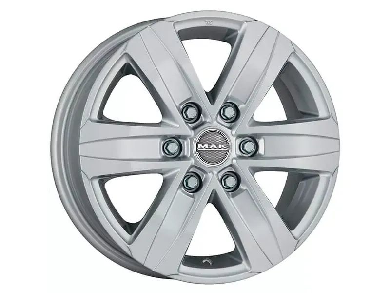 Диски Mak STONE6 W W7.5 R17 PCD6x139.7 ET25 DIA106.1 Silver