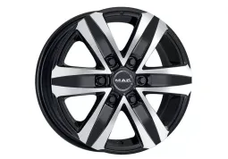 Диски Mak STONE6 Black Mirror W8.0 R18 PCD6x139.7 ET15 DIA106.1