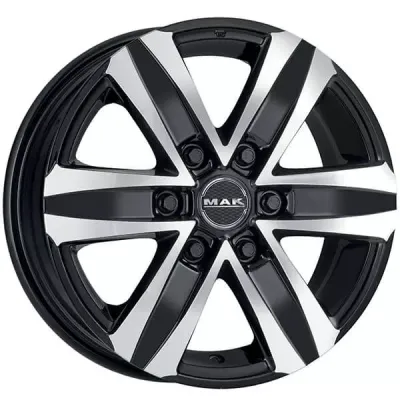 Диски Mak STONE6 Black Mirror W8.0 R18 PCD6x139.7 ET15 DIA106.1
