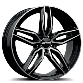 Диски GMP Italia FASTEN W7.5 R17 PCD5x112 ET45 DIA66.6 Black Poler