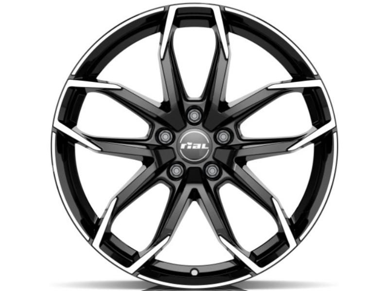 Диски Rial Lucca W8.0 R18 PCD5x114.3 ET45 DIA70.1 Black Poler
