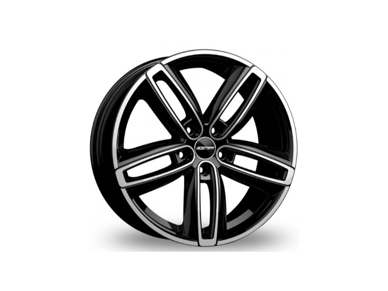 Диски GMP Italia DIVA W7.5 R18 PCD5x112 ET50 DIA66.6 Black Poler