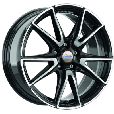 Диски Speedline SL6 W9.5 R19 PCD5x112 ET21 DIA66.5 Black Poler