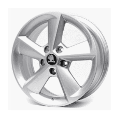 Диски Replica R407 Skoda W6.5 R16 PCD5x112 ET46 DIA57.1 Silver