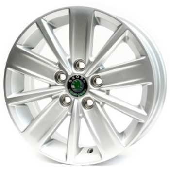 Диски Replica R282 Skoda W5.5 R14 PCD5x100 ET38 DIA57.1 Silver