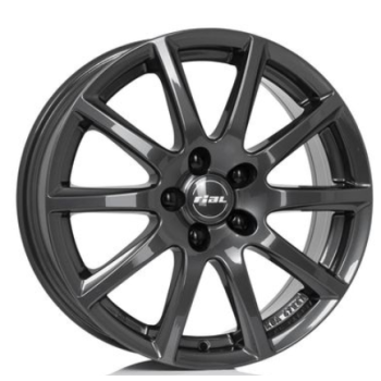 Диск Rial Milano W6.5 R16 PCD5x112 ET41 DIA57.1 Grafit