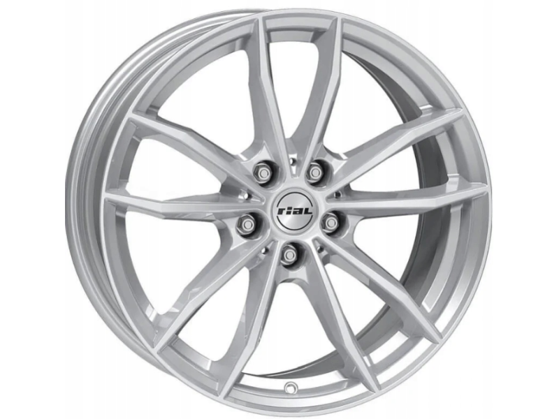 Диск Rial X12 W7.5 R17 PCD5x112 ET52 DIA66.5 Silver
