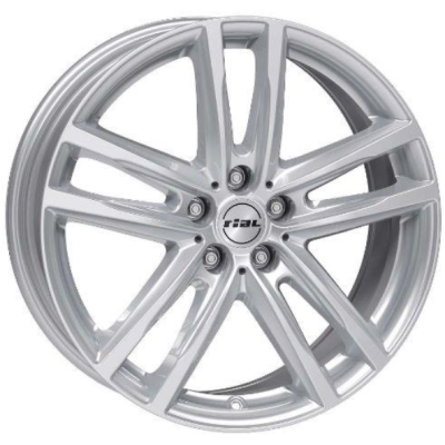 Диск Rial X10 W7.5 R17 PCD5x120 ET43 DIA72.6 Silver